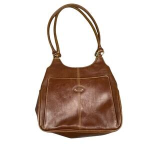 Rosetti New York Brown Faux Leather Shoulder Bag Hobo Purse